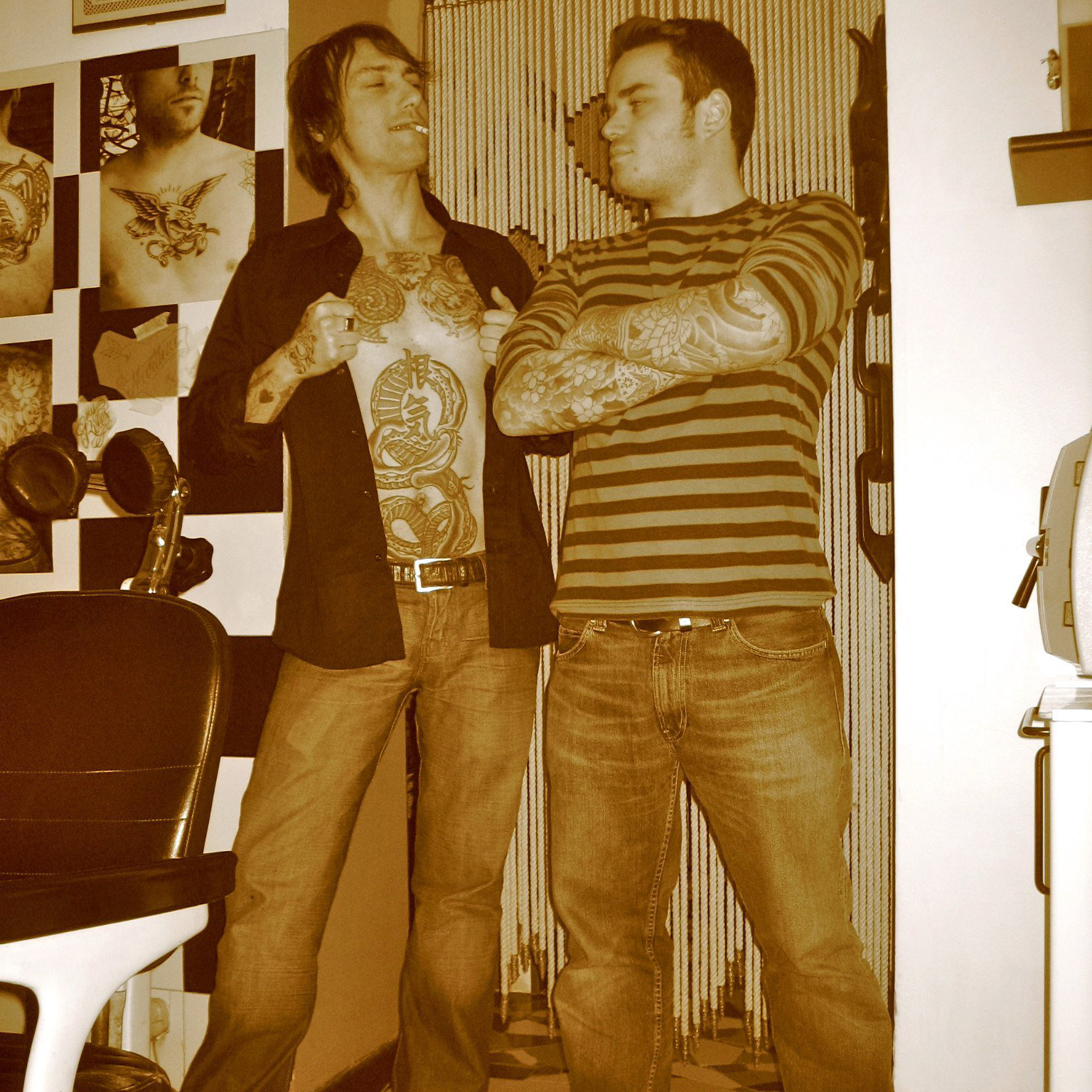 Con Daniele Carlotti al The Tattoo Shop 2007